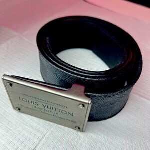 LV inventeur Damier belt